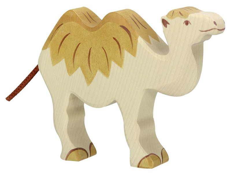 Holztiger Spielfigur Kamel