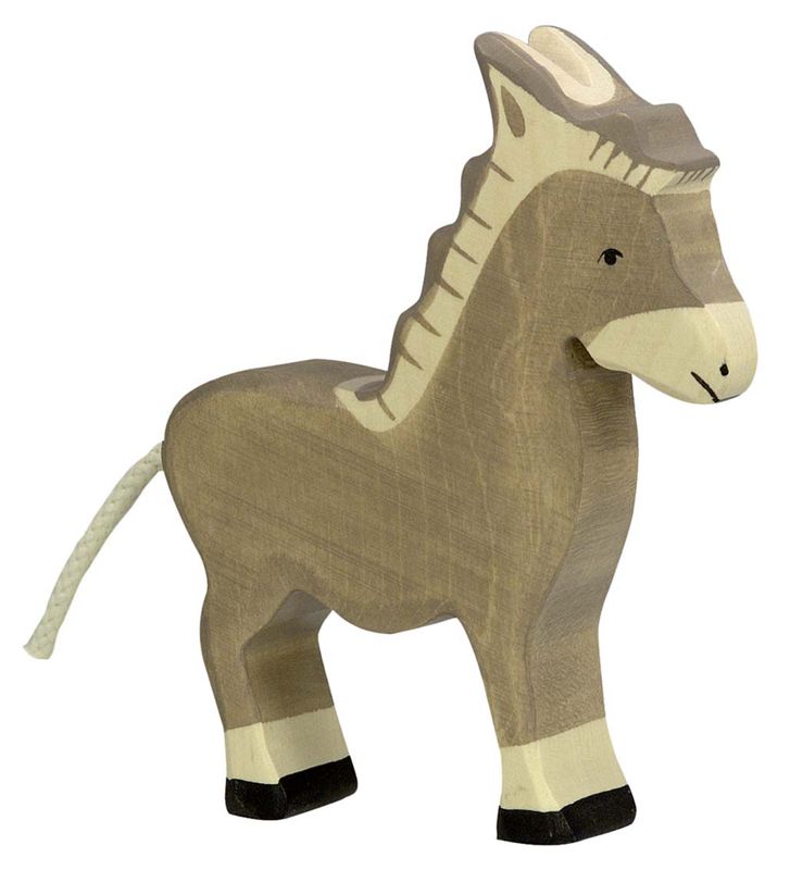 gk80046 Holztiger Spielfigur Esel