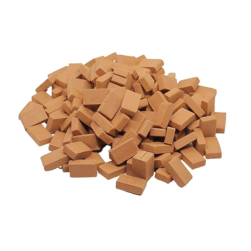 DO03030 Miniaturziegel, Mauersteine aus gebranntem Ton, 150 Stück