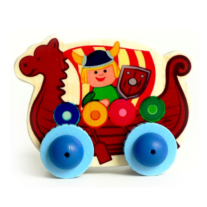 he10857 Hess Holzspielzeug Rolli Wikinger