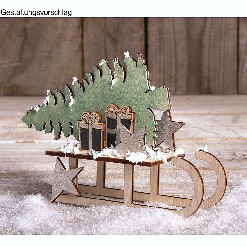 Holzbausatz Winterdream. 9teilig