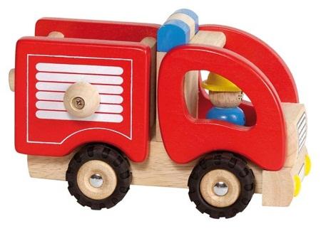 Feuerwehrauto, Holzspielzeug