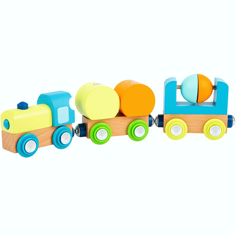 LGL11495_1 Holzeisenbahn, Holzzug Junior mit Magnetkupplung, ab 24 Monate