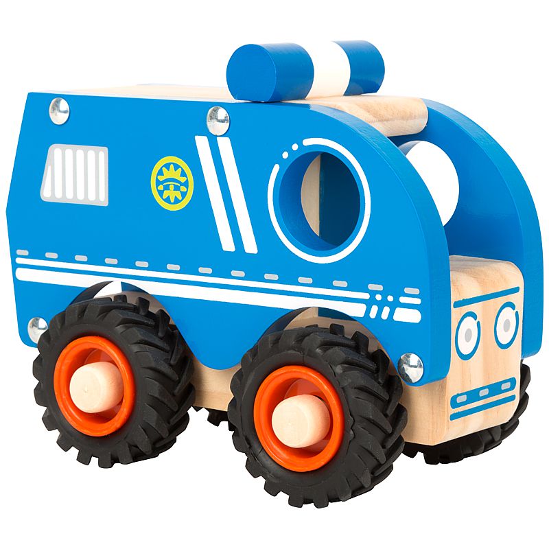 lgl11077 Polizeiauto, Holzspielzeug ab 18 Monate