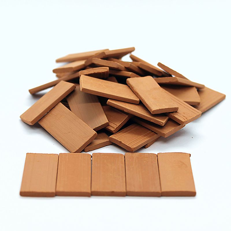 Bodenplatten, Dachplatten, Treppenstufen, 40 Stk. aus Ton