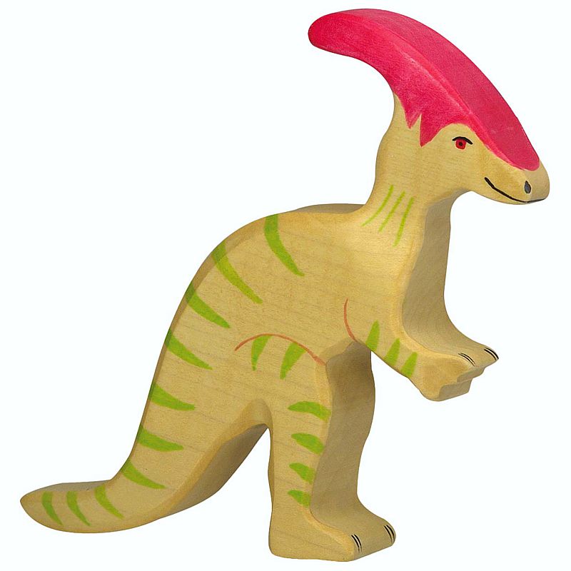 GK80340 Holztiger Spielfigur Dinosaurier Parasaurolophus