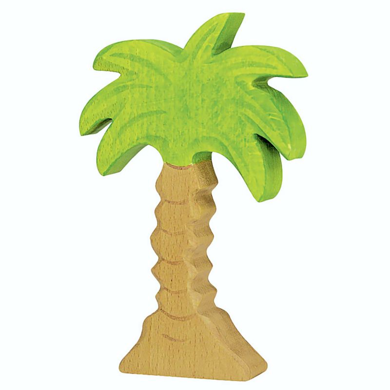 Holztiger Spielfigur Palme, klein