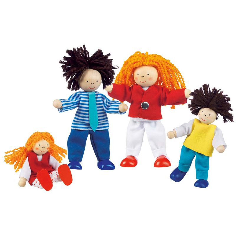 Goki Biegepuppen Lifestyle Familie, 4 Teile