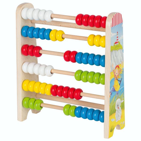 Rechenrahmen, Peggy Diggledey, Rechenrahmen aus Holz