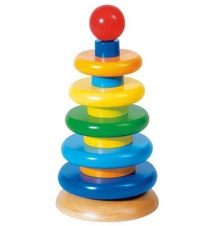 Goki Stapelturm, 12 Teile, Holz