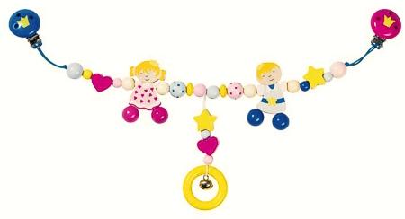 Heimess Kinderwagenkette Prinz und Prinzessin, aus Holz