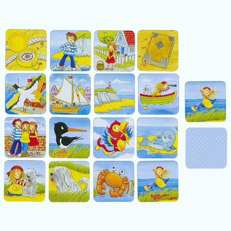 Memo, Peggy Diggledey, aus Holz, 32 Teile,