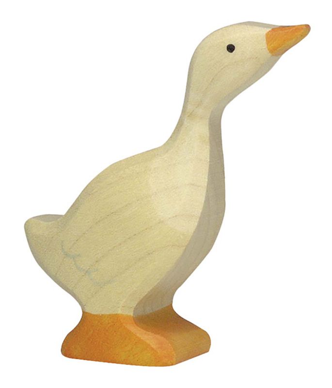 Holztiger Spielfigur Gans, klein