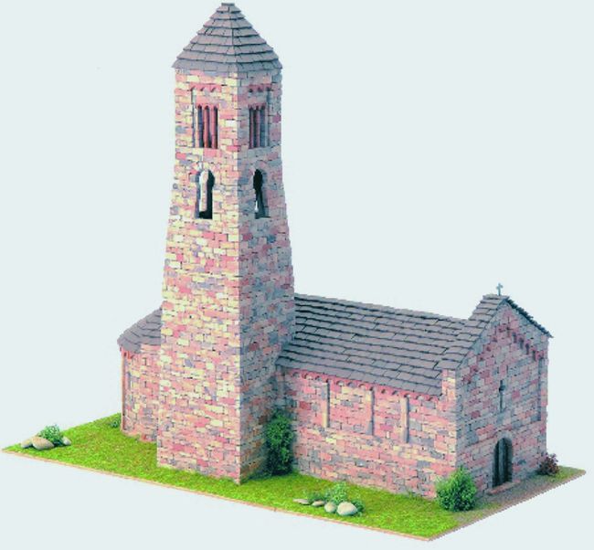 do40077 Domus Kits Steinbausatz Romanica 3 St. Climent Coll de Nargo