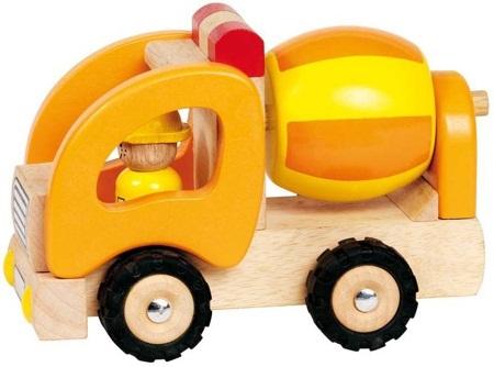 gk55926_p1 Spielzeugauto LKW Betonmischer, aus Holz, Holzspielzeug