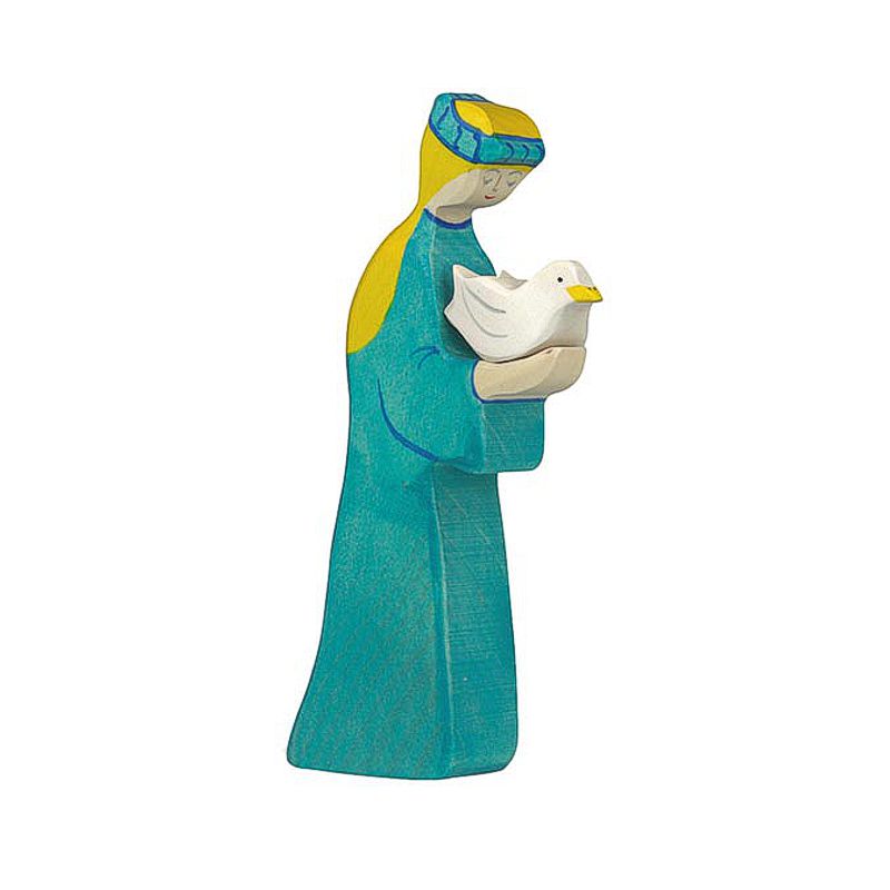 Holztiger Spielfigur Noah`s Frau
