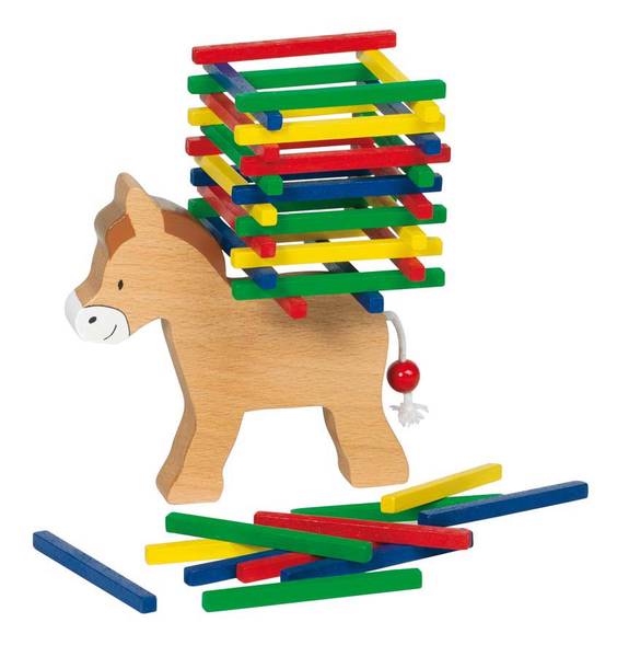 gk56950 Goki Stapelspiel Packesel, Holz