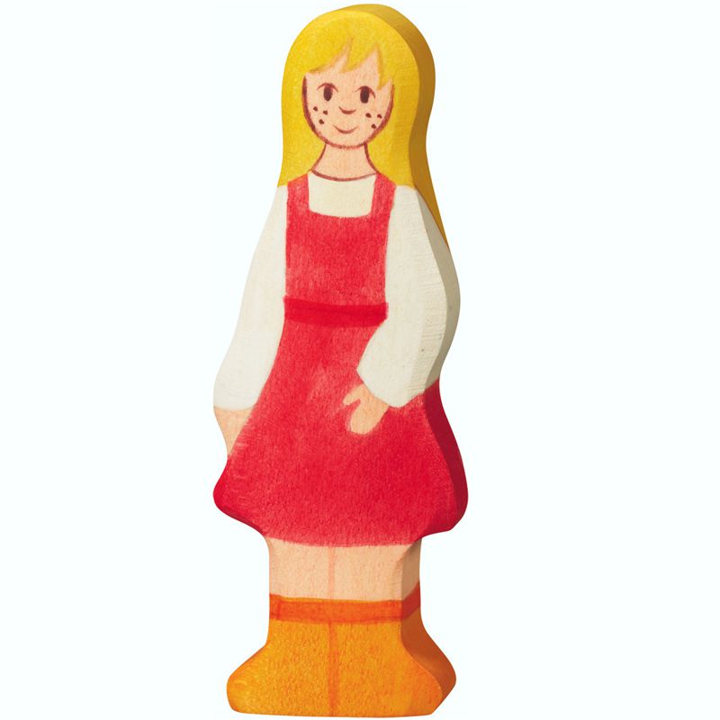Holztiger Spielfigur Tochter, Bauernhof