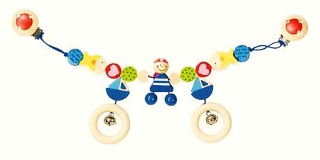 Heimess Kinderwagenkette Pirat, Holz