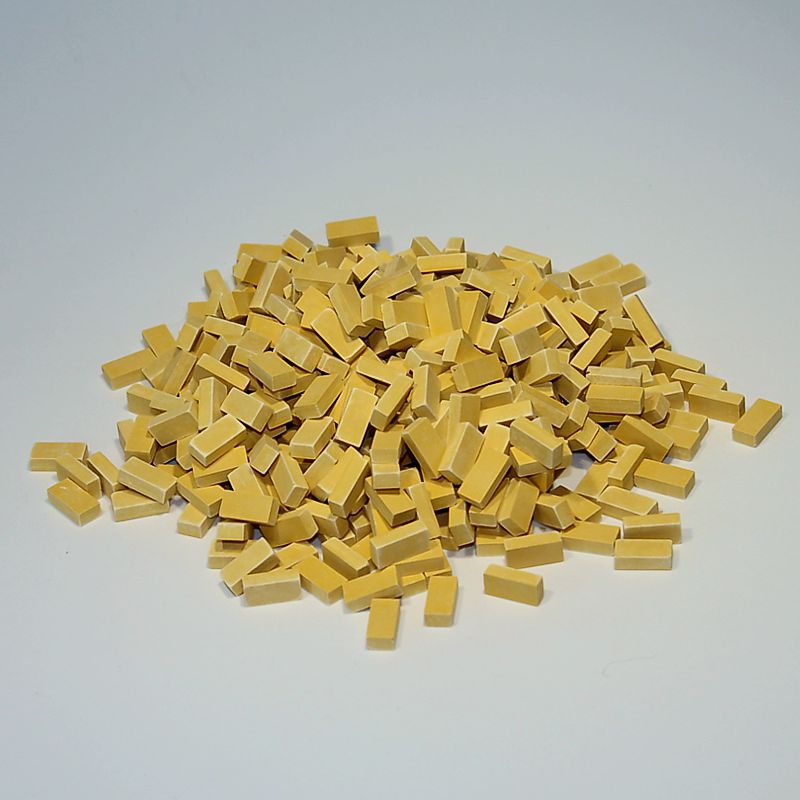 juw22039 Miniaturbacksteine, Ziegelsteine M 1:24 - beige hell, 400 Stk.