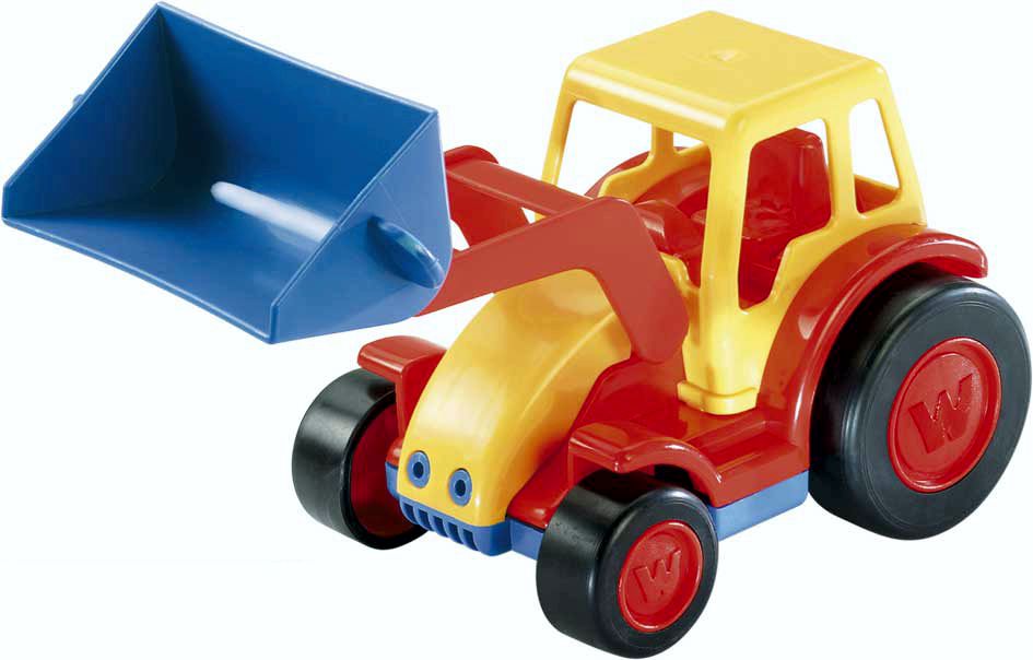 Wader Basics Spielzeugauto Traktor mit Schaufel