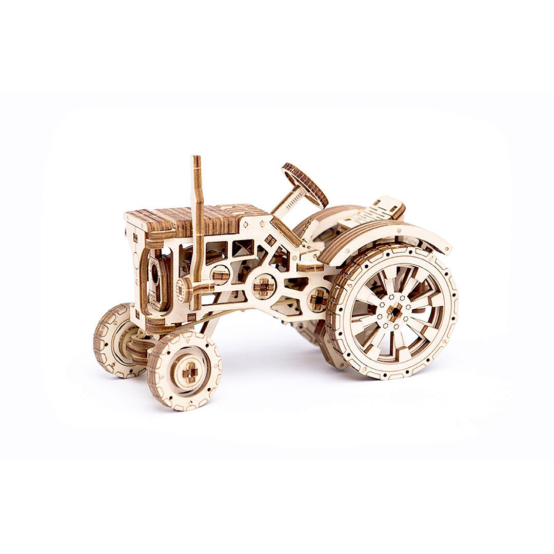WC502367_1 Wooden City: mechanischer Holzbausatz Tractor