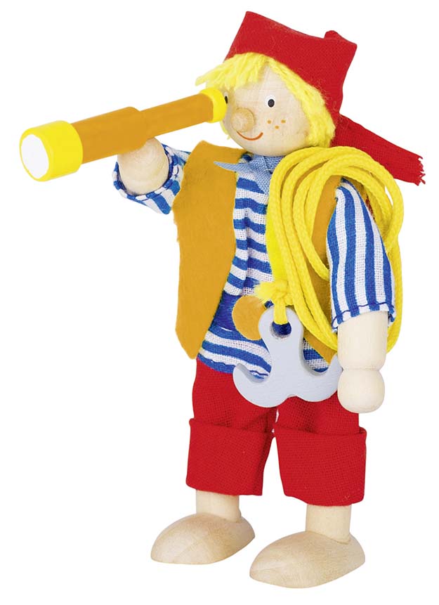 Biegepuppe Pirat