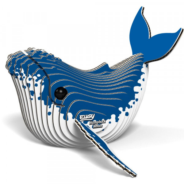 Eugy Humpback Whale, Buckelwal 3D Puzzle Tierfigurenbausatz