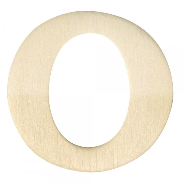 Holz-Buchstabe O, 4 cm