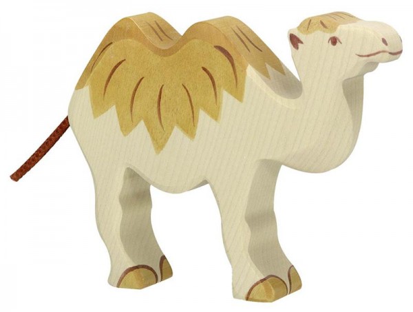 Holztiger Spielfigur Kamel