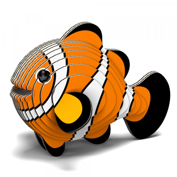 Eugy Clownfish, 3D Puzzle Tierfigurenbausatz
