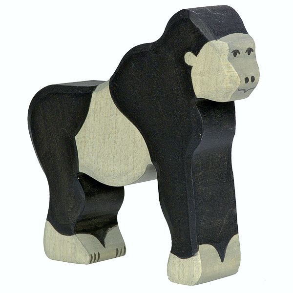 Holztiger Spielfigur Gorilla